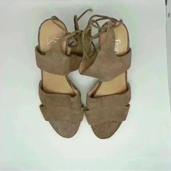 FRANCO SARTO Womens Gem Taupe Suede Heeled Dress Sandals
Size: - Picture 3 of 12